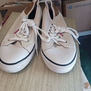 Levi's White Athletic Shoes for Men